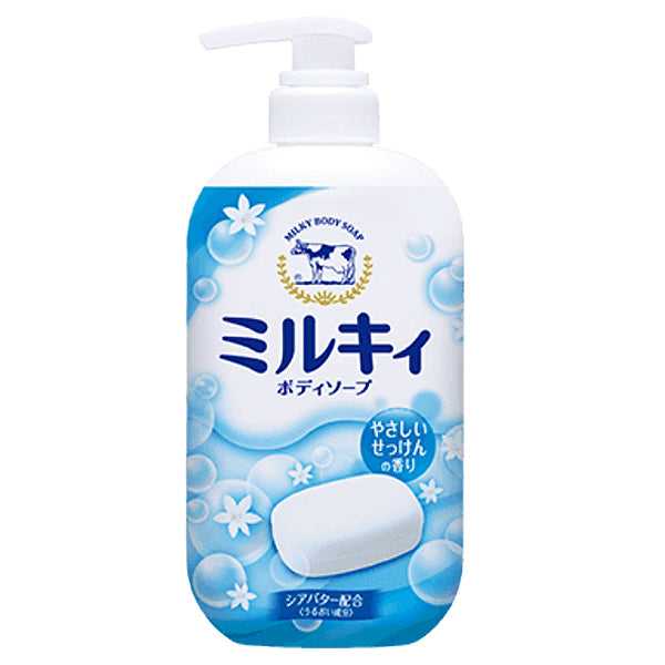 ☆　MILKY WAY様│ミネラルクリーム＆ローション Mソープ、エマ、 Bio Cow Brand Japan Milky Body Wash-Original 550 ml