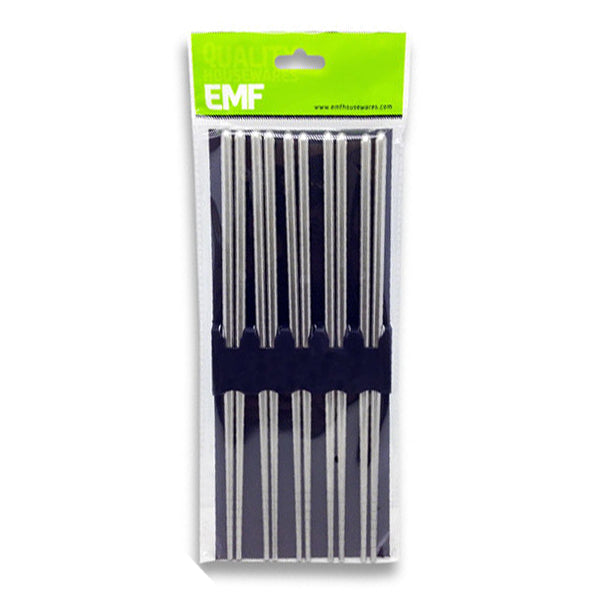 5-pair Hollow Stainless Steel Chopsticks