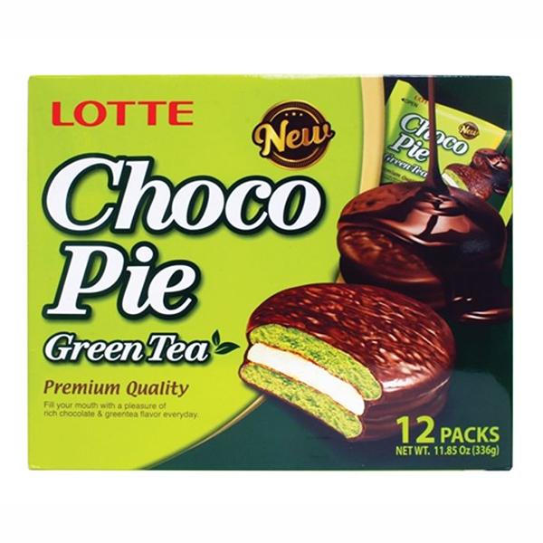 ダーツ chocopie Lotte Choco Pie-Green Tea 336g