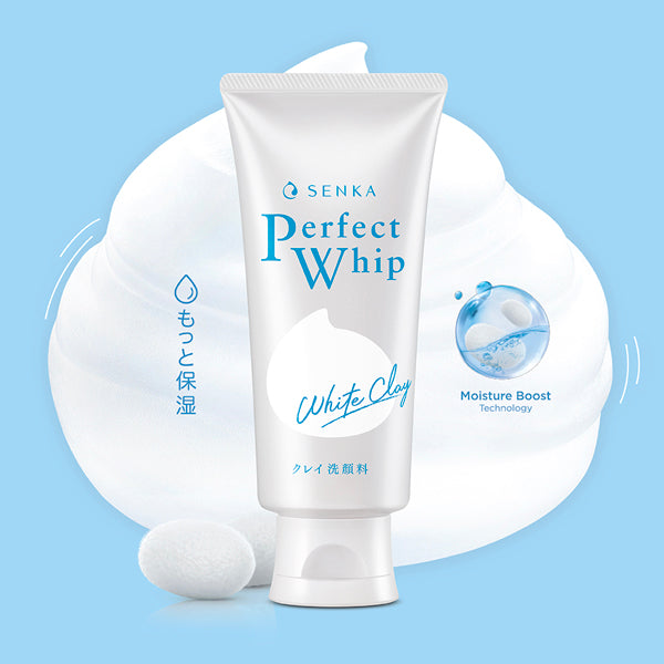 Shiseido Senka Perfect White Clay Facial Foam 120g
