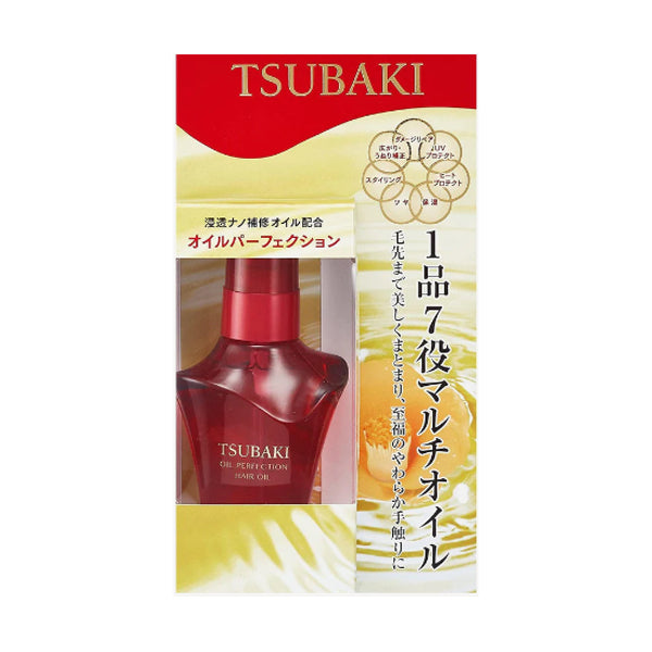 Shiseido Tsubaki Oil Perfection Japanese Rinse-Free Hair Oil 50ml