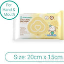 Purcotton Cotton Baby Wet Wipes 20 Sheets