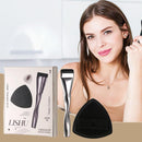 Li Shu Black Pineapple Powder Puff + Makeup