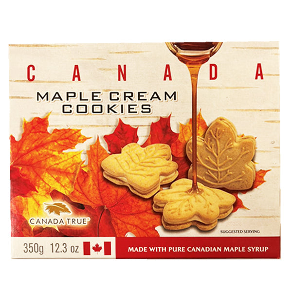 Canada Maple Cream Cookies made with 100% Real Canadian Maple Syrup 350g