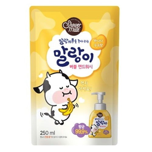 AEKYUNG Shower Mate Bubble Hand Wash Refill-Milk Banana 250ml