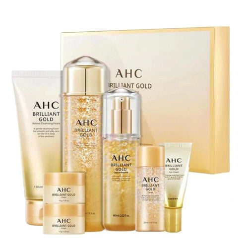 AHC Brilliant Gold Special Set Provides Skin Elasticity & Moisturizing