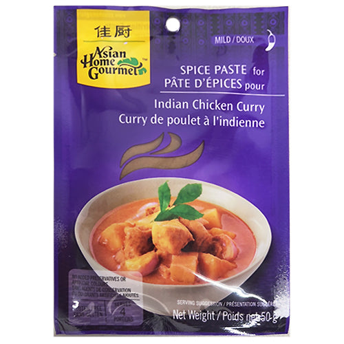 Asian Home Gourmet Spice Paste for Indian Chicken Curry 50g