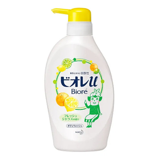 BIORE U Body Soap Pump Fresh Citrus 480ml