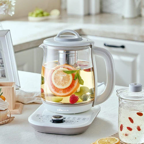Bear Electric Kettle (YSH-C18K5) Stainless Steel & Glass Brew Cooker Master Bear Health- Care Beverage Tea Maker 1.8L
