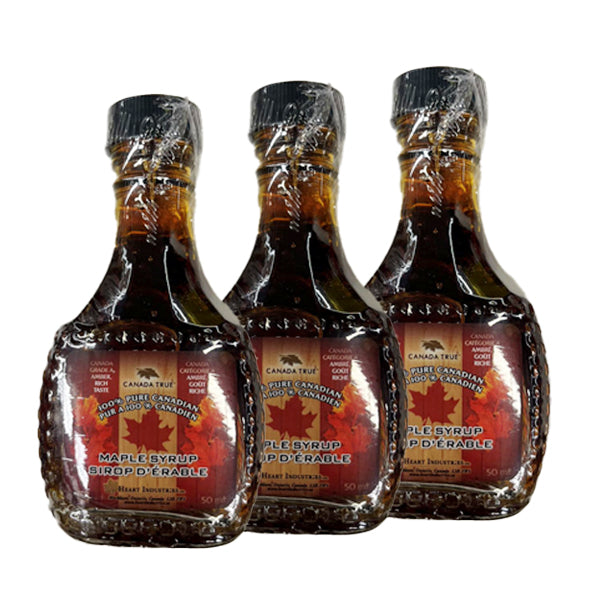 Canada True 100% Pure Canadian Maple Syrup 50ml X 3pack