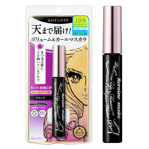 KISSME Heroine Make Long & Cure Mascara Super Waterproof Black 6g