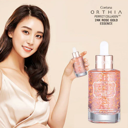 Coreana ORTHIA Perfect Collagen 24K Rose Gold Essence 50ml