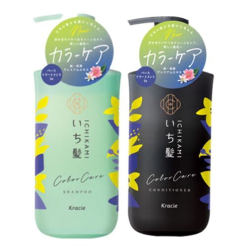 ICHIKAMI Color Care & Base Treatment In Shampoo & Conditioner 480ml x 2