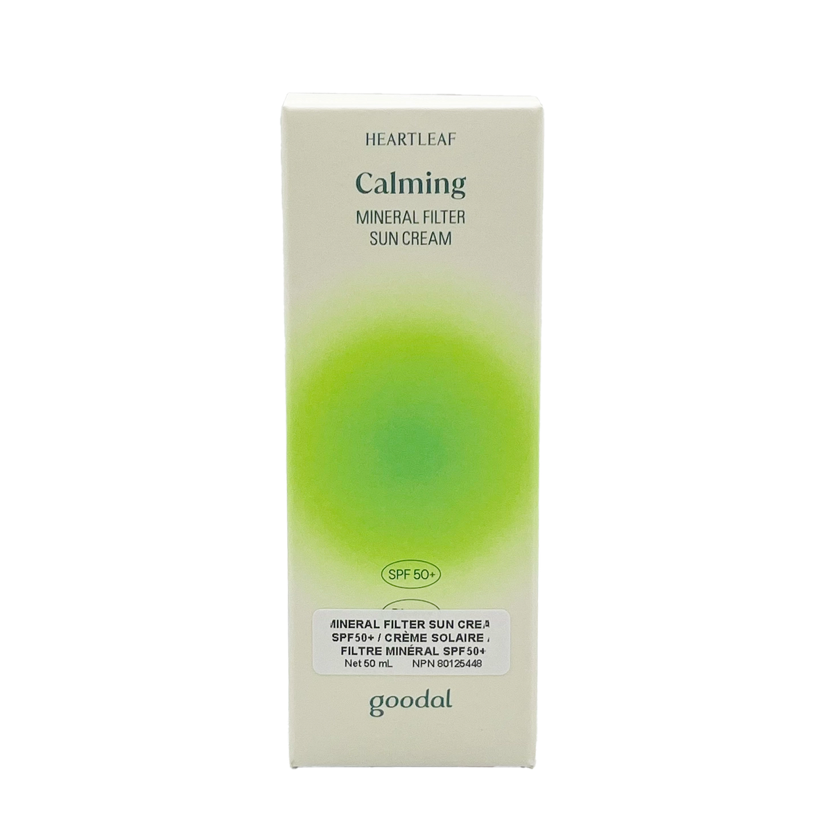 Goodal Heartleaf Calming Mineral Filter Sun Cream SPF50+ PA++++ 50ml(E Goodal Heartleaf Calming Mineral Filter Sun Cream SPF50+ PA++++ 50ml(E
