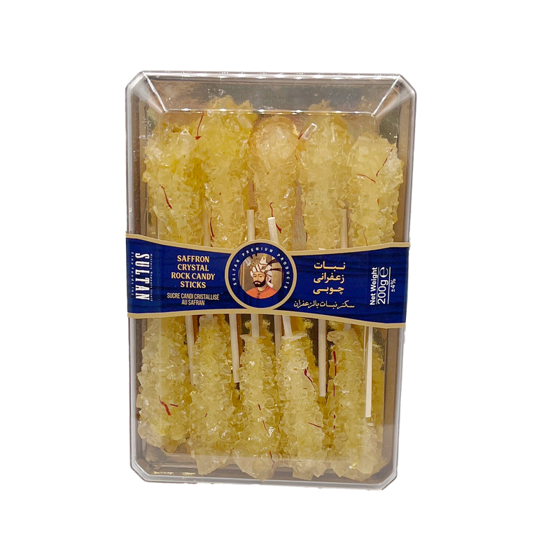 CRYSTAL ROCK CANDY STICKS 200g