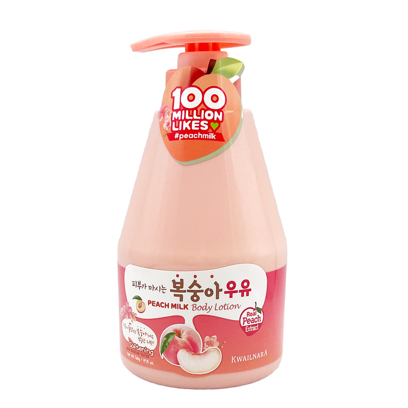 Kwailnara Peach/Oat/Yuja Milk Body Cleanser or lotion, 560ml