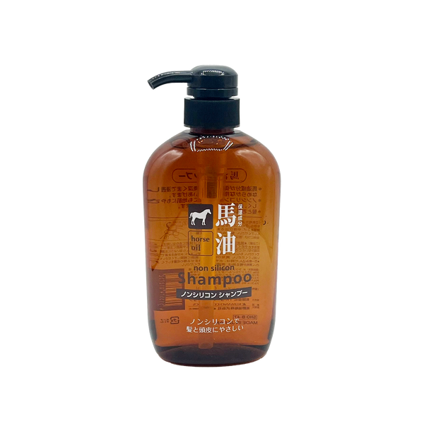 KUMANOYUSHI Horse Oil Non Silicon Shampoo/Hair Conditioner With Tsubaki Oil 600ml