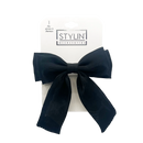 Velvet Hair Bow Clips for Women Girls