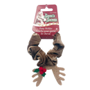 Chrismas style Poney Holder Hair Scrunchie Velvet With Glitter