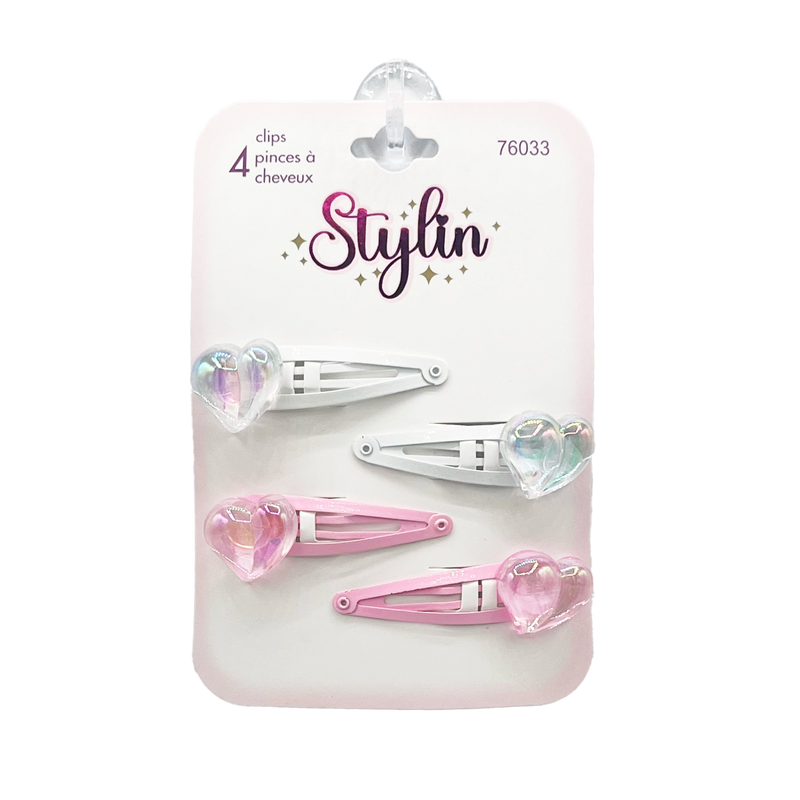4 haire clips