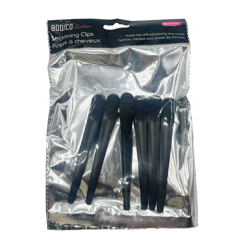 Haire hinged clips 6pcs