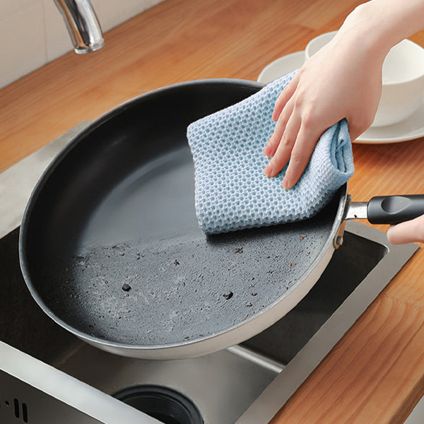 JMJ Microfiber Towels Kitchen Dish Cloths-Apply to Non-Stick Pans 2pcs