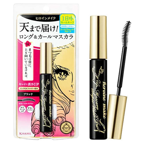 KISSME Heroine Make Long Up Mascara Super Waterproof Black 6g