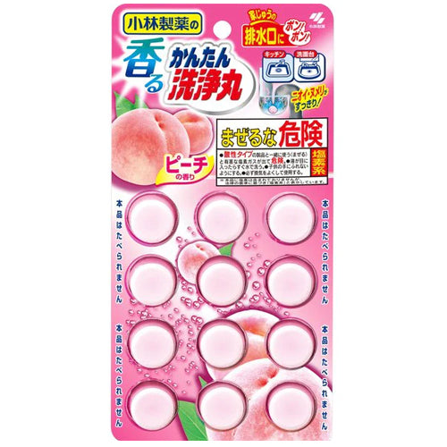 KOBAYASHI Drainage Cleaner- Peach 12 tablets