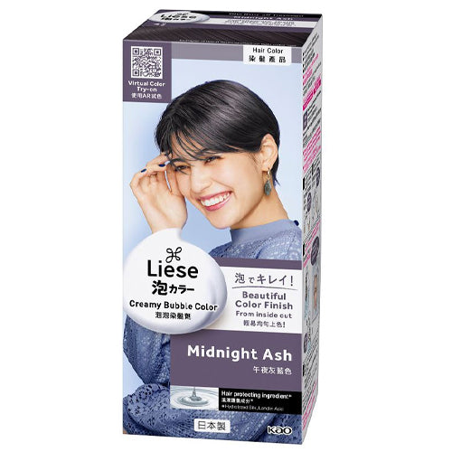 Kao Liese Creamy Bubble Hair Color Midnight Ash