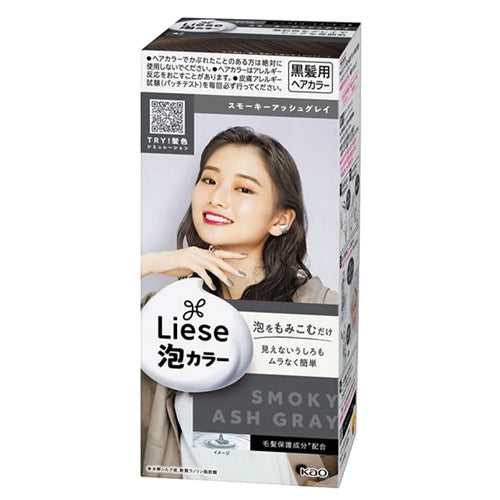 Kao Liese Creamy Bubble Hair Color-Smoky Ash Gray