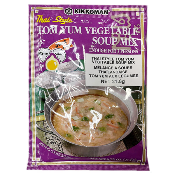 Kikkoman Thai Style Tom Yum Vegitable Soup Mix 21.6g