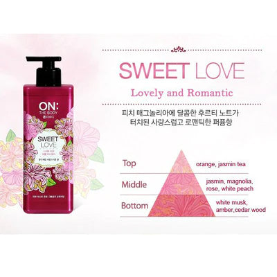 LG-ON THE BODY Perfume Sweet Love Body Wash 480ml