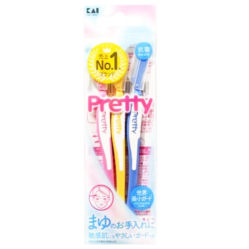 Kai Razor for eyebrows Pretty Mayusori 3 pcs