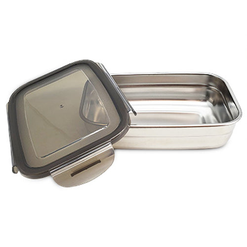 Rectangular Inox Container Rectangle Stainless Steel Food Storage Container 670ml