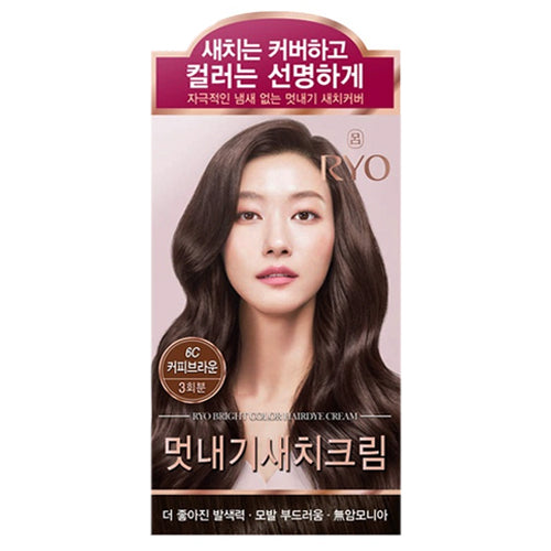 RYO Bright Color Hairdye Cream Coffee Brown 6C