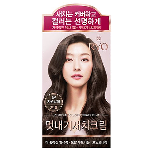 Ryo Bright Color Hair Dye Cream-Natural Brown 5N