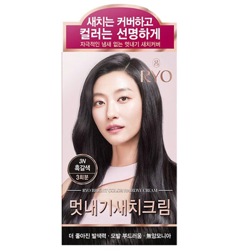 Ryo Bright Color Hairdye Cream-Dark Brown 3N 120g