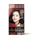 Ryo - Bright Color Hair Dye Cream Dark Black 2N 120g