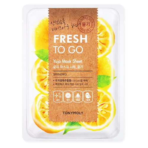 TONY MOLY Fresh To Go Yuja Shining Mask Sheet 25g