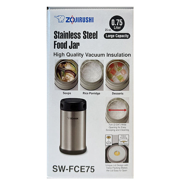 Zojirushi Stainless Steel Food Jar 0.75L