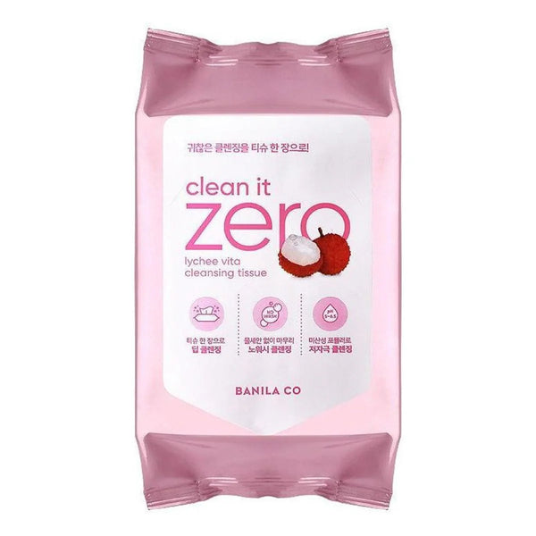 BANILA CO Clean It Zero Lychee Cleansing Tissue 30Pcs