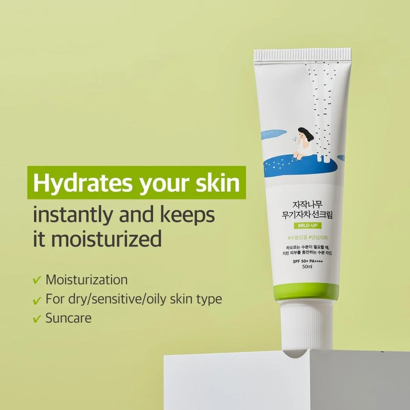 ROUND LAB Birch Juice Moisturizing Mild-Up Sunscreen SPF 50+ PA++++ 50ml