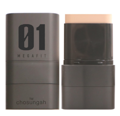 Chosungah TM Mega Fit Flawless Double-ended Foundation Stick #01 Light Beige 16g