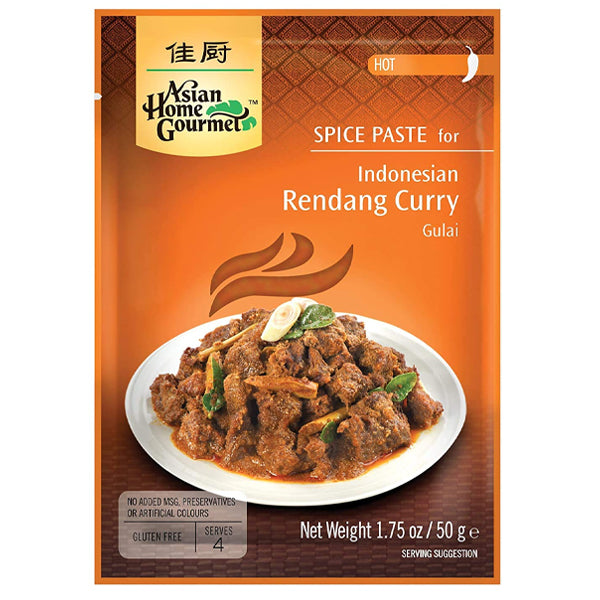 Asian Home Gourmet Spice Paste for Indonesian Rendang Curry 50g