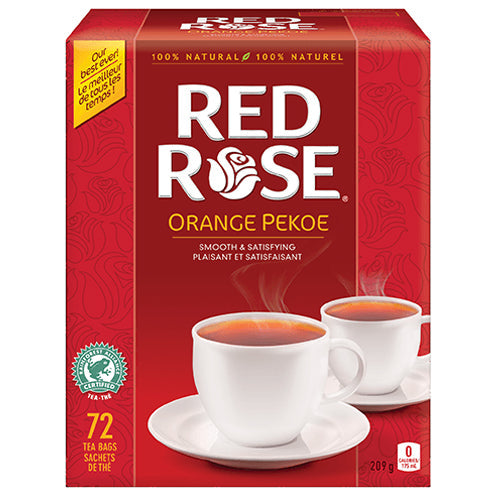 Red Rose Orange Pekoe  Tea 72 tea bags