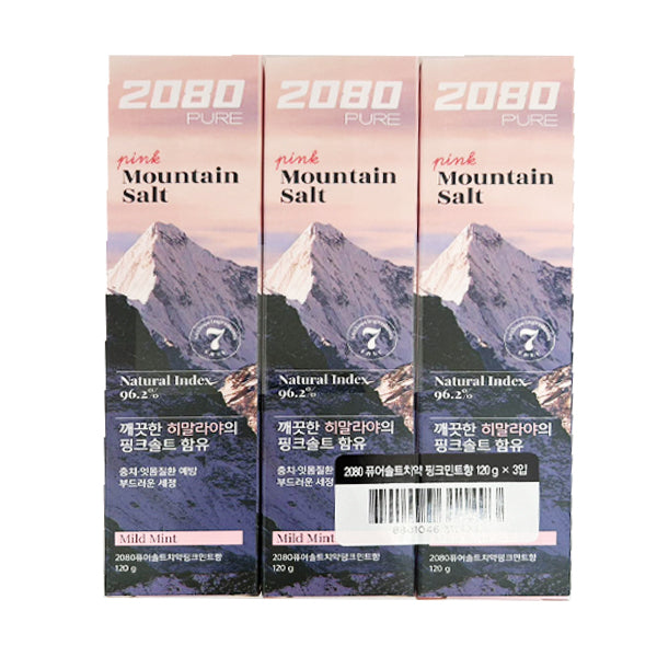 2080粉鹽牙膏（溫和薄荷）3*120g