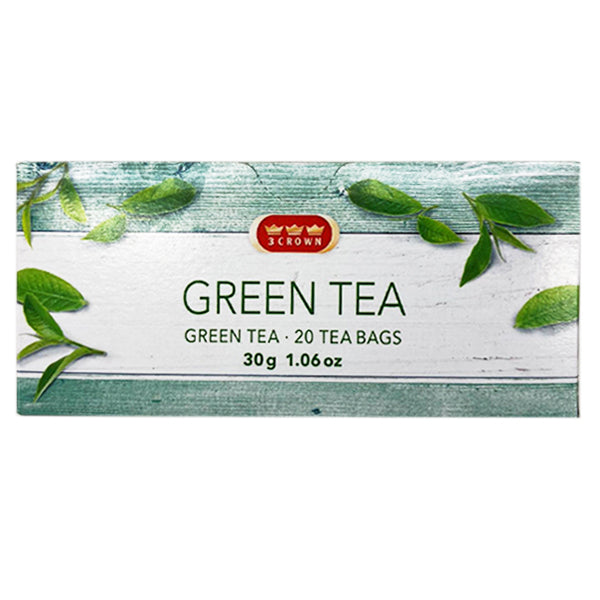 3 Crown Green Tea 20 Tea Bags
