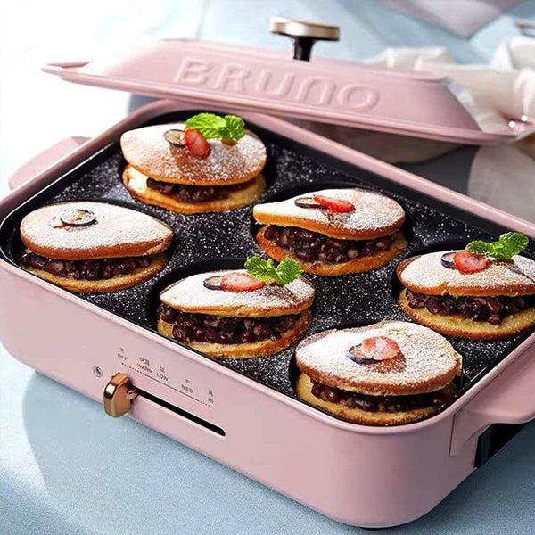 [BOE021] Bruno Multifunctional Electric Compact Hot Plate-Pink