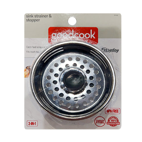 Goodcook 2 in 1 BPA Free Sink Strainer Stopper