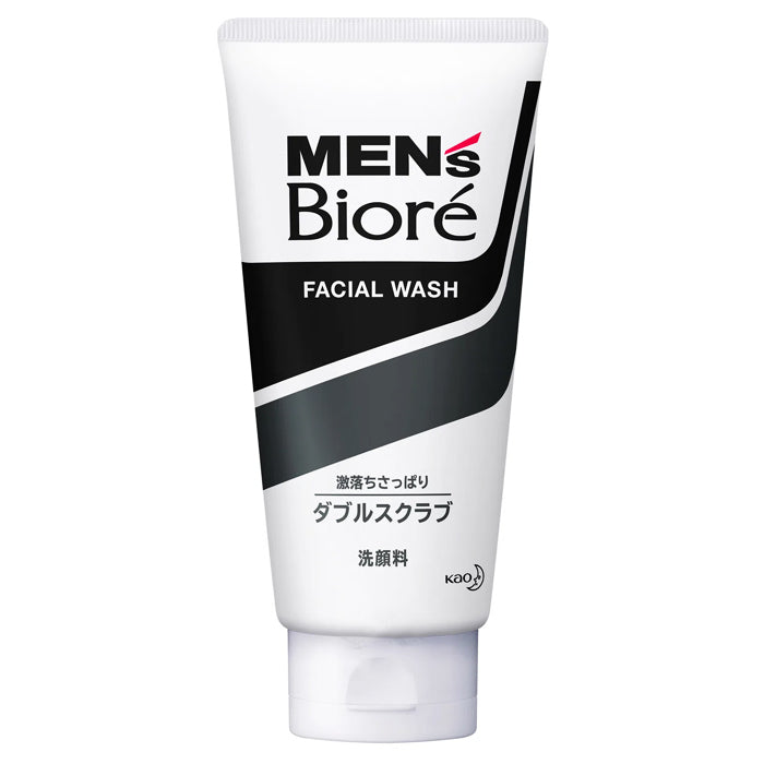 Biore Men's Cooling Facial Wash-Double Oil Control 130g